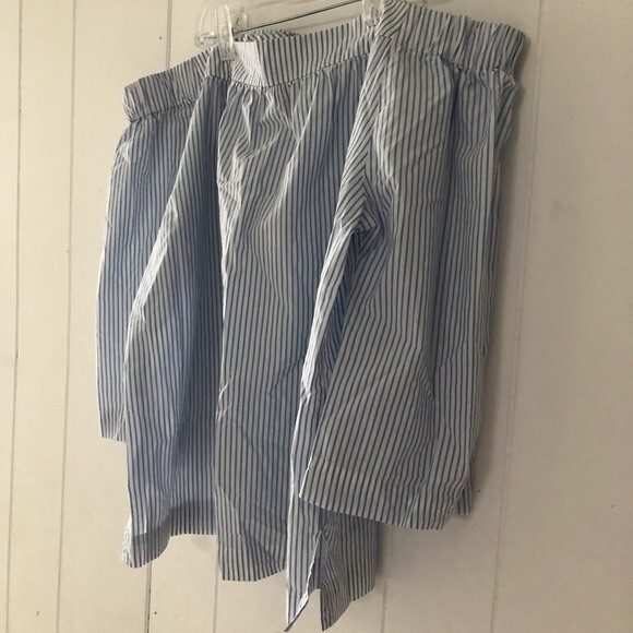 Madewell Clean Off-The_Shoulder Top in stripe - Picture 6 of 6